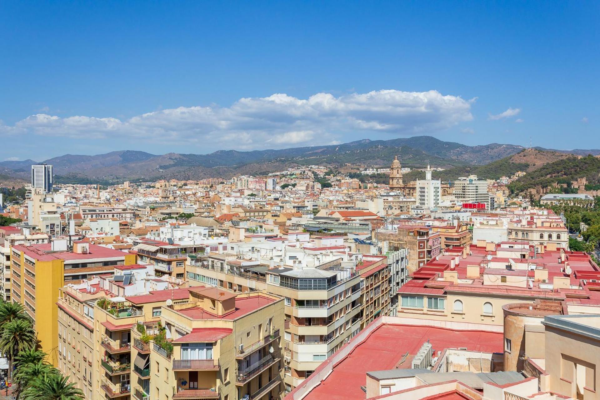 Apt Alameda De Colon Solo Familias Málaga Eksteriør bilde